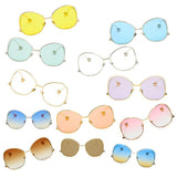 Eugene Trendy Oversized Pantone Lens Sunglasses- 12 Colors