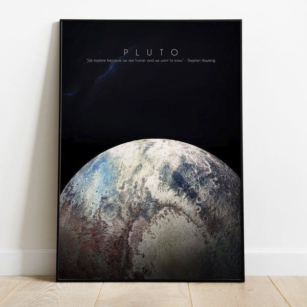 Pluto Poster- 4 Sizes