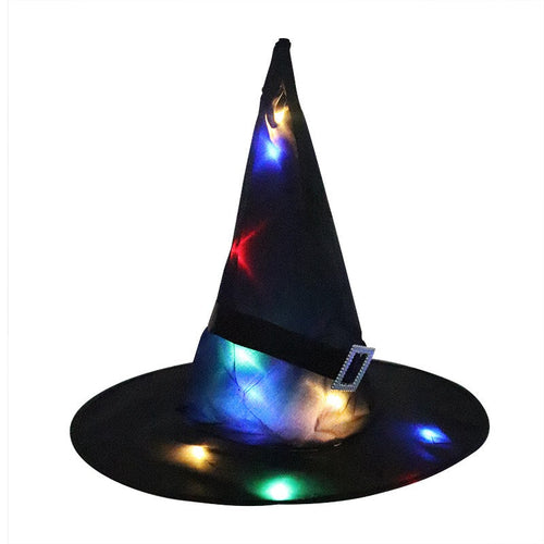 Halloween Glowing Witch Hats- 6 Colors