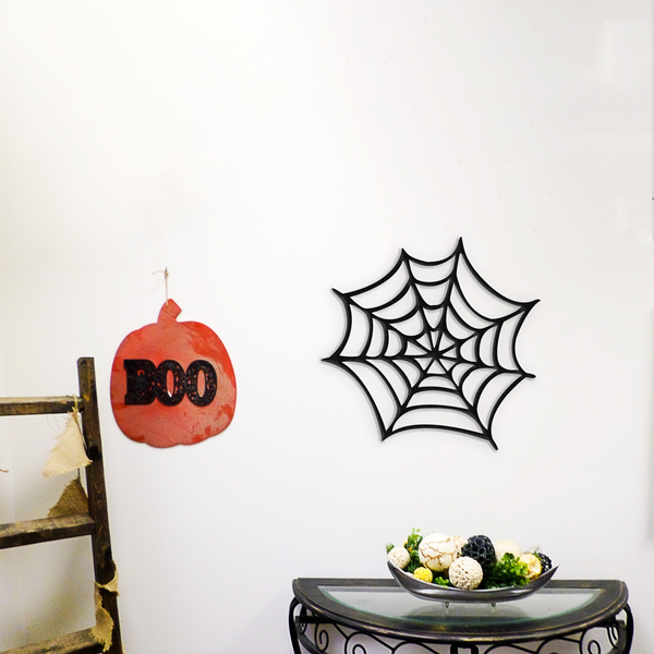 Spider Web Metal Wall Art- 2 Sizes