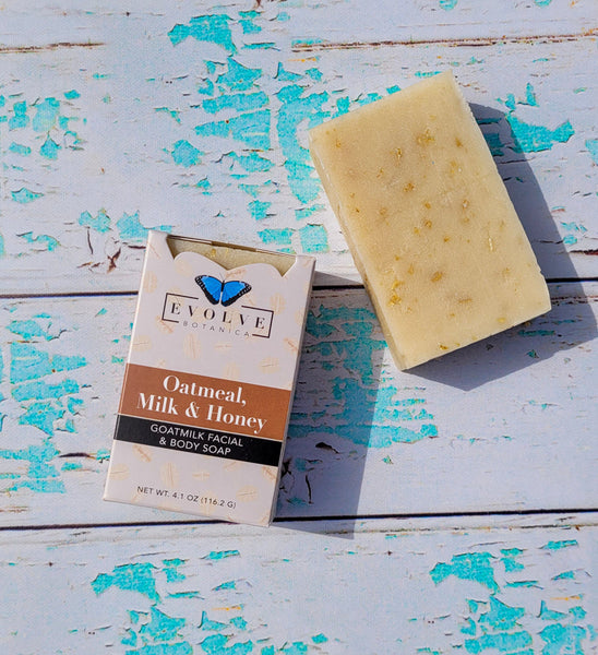 Oatmeal Milk & Honey Goat's Milk Facial & Body Soap