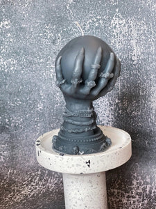 Handmade Wicked Crystal Ball Soy Wax Candle- 4 Colors & 4 Scents