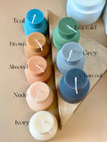 Handmade Wicked Crystal Ball Soy Wax Candle- 4 Colors & 4 Scents