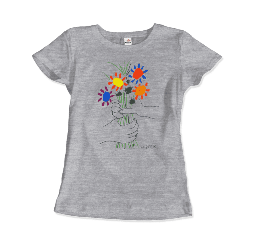 Men's or Women's Men's or Women's Pablo Picasso Bouquet of Peace 1958 Artwork T-Shirt- Various Colors