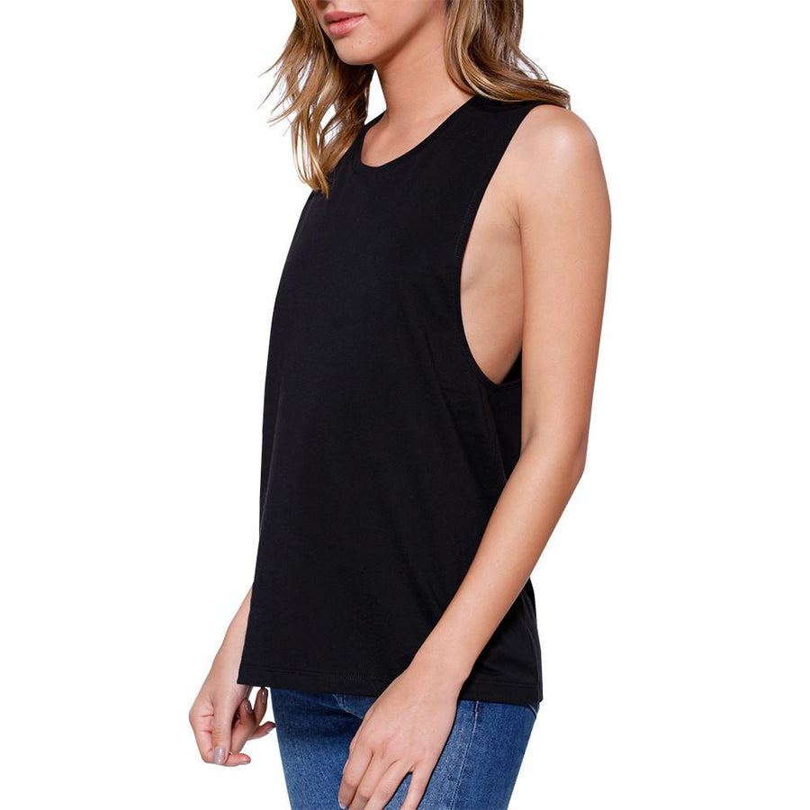Do It/ Don't Quit Women's Workout Muscle Tee- Black