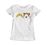 Men's or Women's Calvin and Hobbes Faces Contour T-Shirt- Various Colors