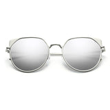 HERSHEY | A17 - Women's Flat Lens Metal Frame Cat Eye Sunglasses