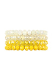 Crystal Beaded Stretch Bracelets- 7 Colors