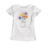 Men's or Women's Men's or Women's Pablo Picasso Bouquet of Peace 1958 Artwork T-Shirt- Various Colors