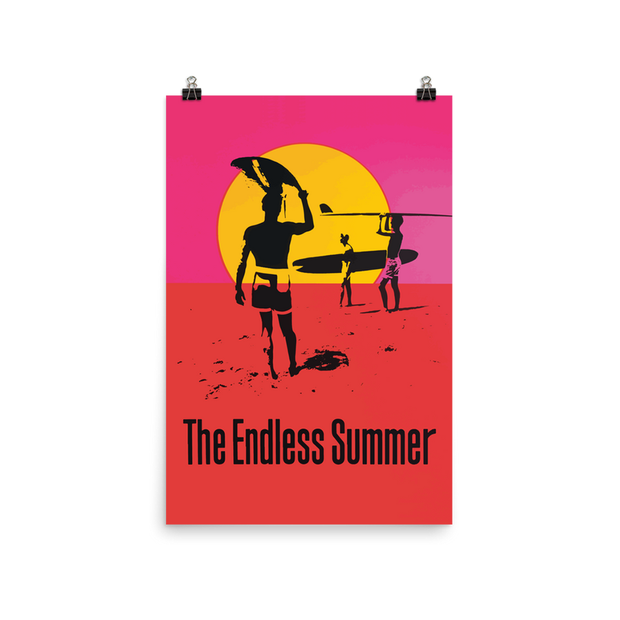 Endless Summer 1966 Surf Documentary Artwork Poster