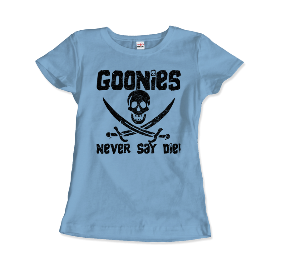 Men's & Women's The Goonies Never Say Die Distressed Design T-Shirt- 6 Colors