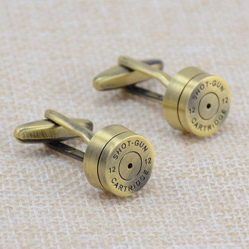 Brass Bullet Cuff Links