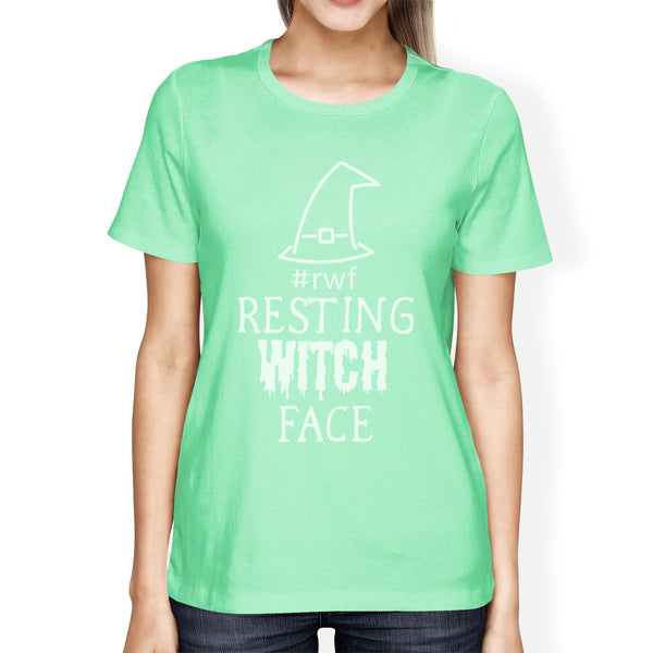 Resting Witch Face Women's T-Shirt- Mint