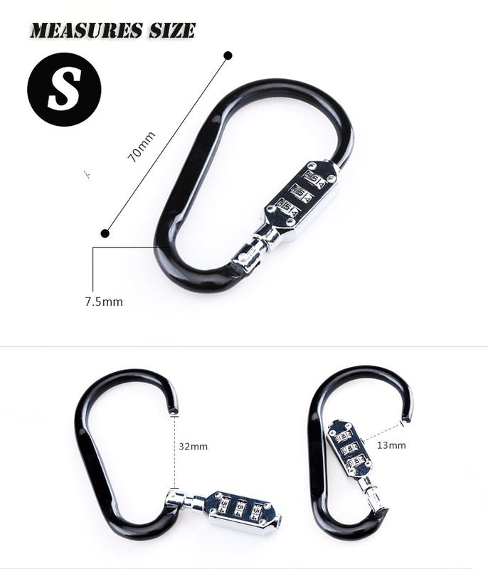 Combination Lock Carabineer