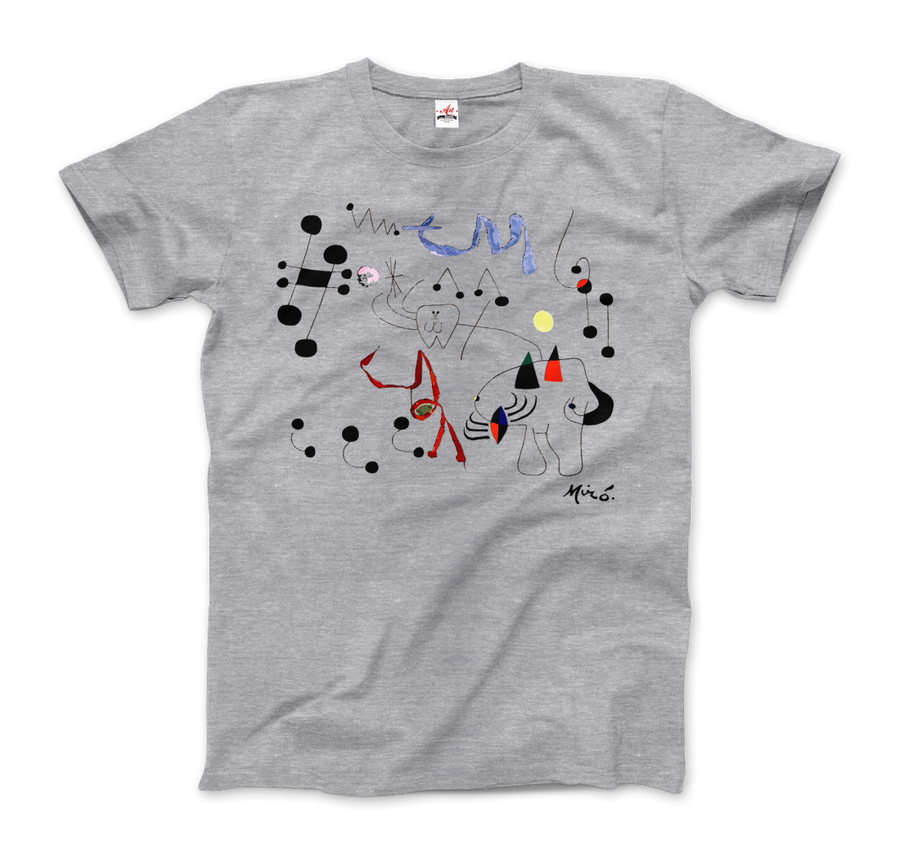 Men's or Women's Joan Miro Woman Dreaming of Escape 1945 Artwork T-Shirt- Various Colors