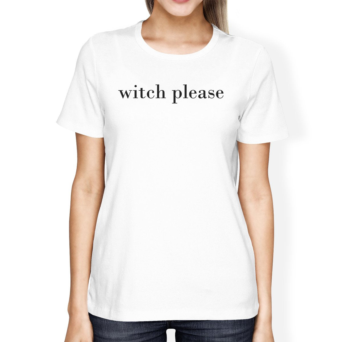 Witch Please Women's T-Shirt- White