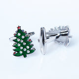 Christmas Tree Cuff Link Side View