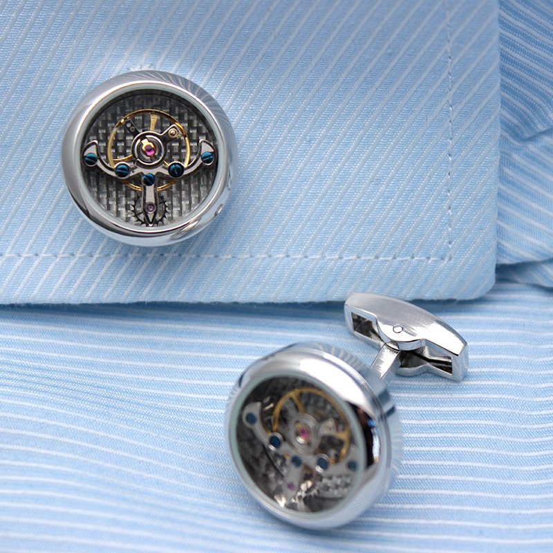 Automatic Watch Movement Cuff Links