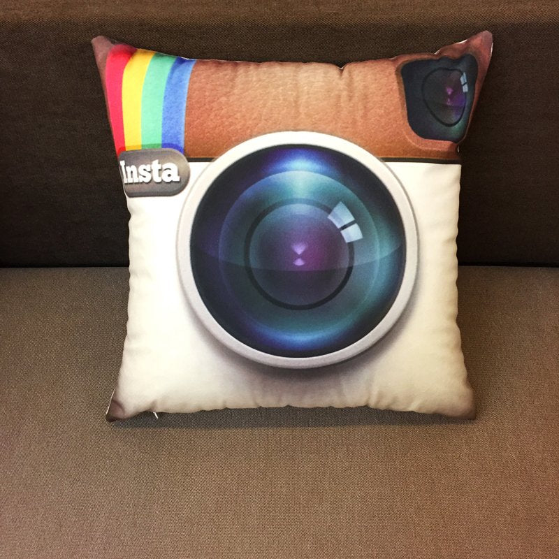 Social Media Logo Pillows & Pillow Cases