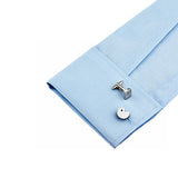 Silver Pac Man Cuff Links