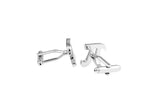Pi Symbol Cuff Links