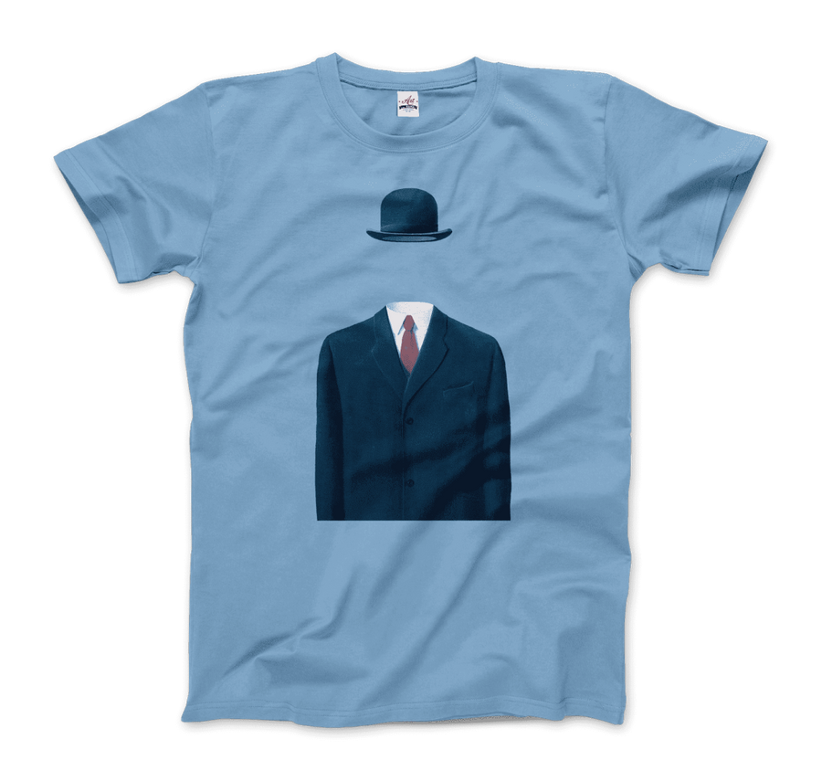 Men's or Women's Rene Magritte Man in a Bowler Hat, 1964 Artwork T-Shirt- Various Colors