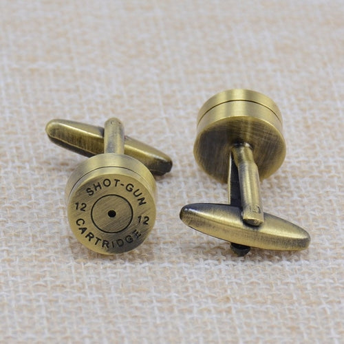 Brass Bullet Cuff Links
