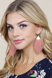 Tassel Drop Earrings- 10 Colors