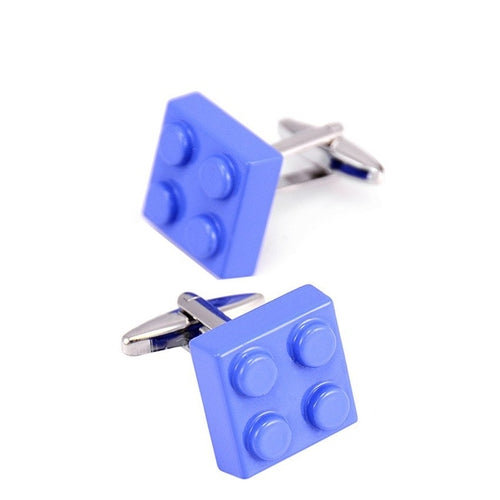 Lego Blocks Cuff Links- 6 Colors