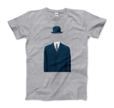 Men's or Women's Rene Magritte Man in a Bowler Hat, 1964 Artwork T-Shirt- Various Colors