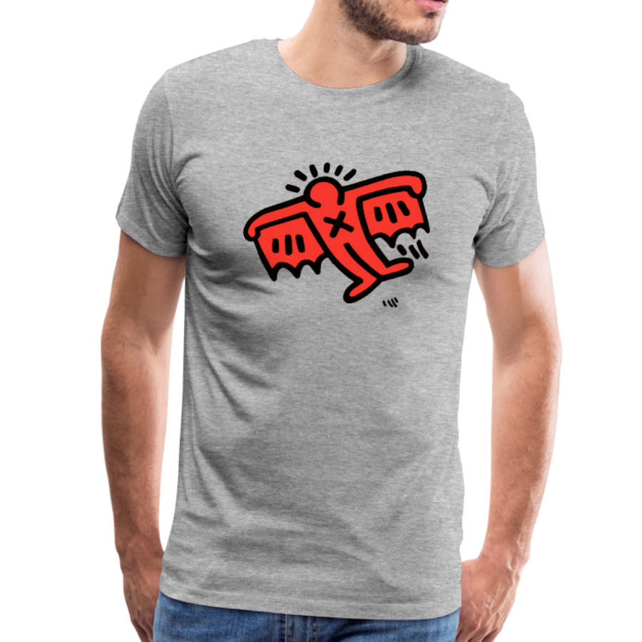 Men's & Women's Flying Devil Icon, 1990 Street Art T-Shirt- 6 Colors