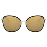 BROOKVILLE | S2003 - Round Cat-Eye Oversized Sunglasses- 5 Colors