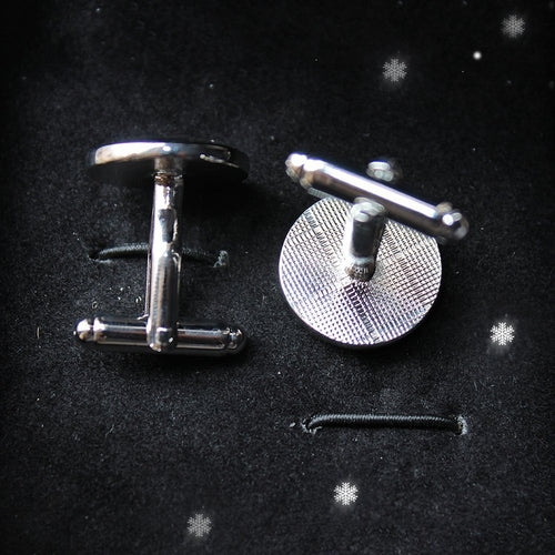 Silver Manual Transmission Cuff Links