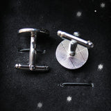 Silver Manual Transmission Cuff Links