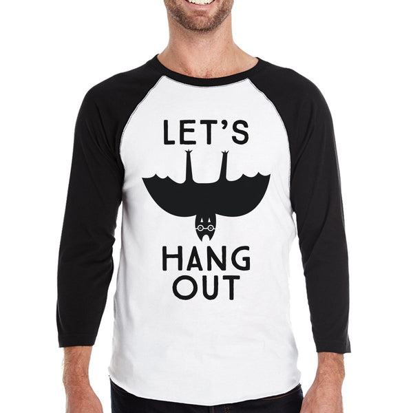 Let's Hang Out Bat Baseball Tee