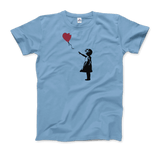 Men's, Women's, or Youth Banksy the Girl With a Red Balloon Artwork T-Shirt- Various Colors