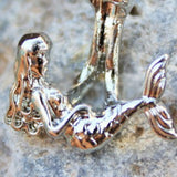 2-In-1 Fish Scale Cabochon Mermaid Navel Ring