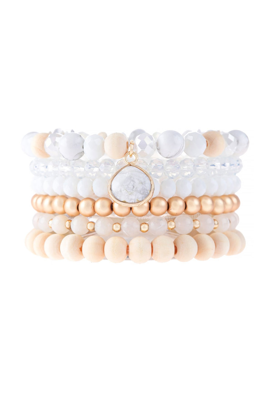 Multi Line Beaded Bracelet- 6 Colors