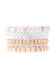 Multi Line Beaded Bracelet- 6 Colors