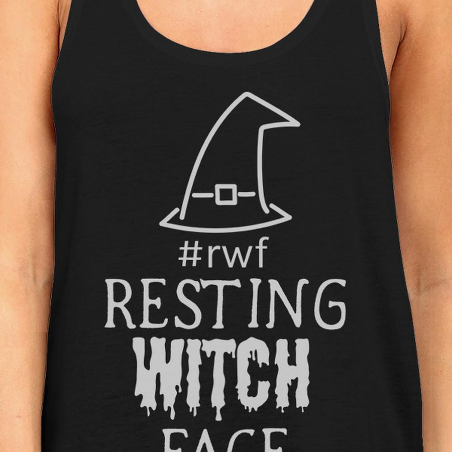 Resting Witch Face Women's Tank Top- Black