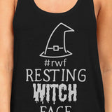 Resting Witch Face Women's Tank Top- Black