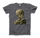 Men's & Women's Van Gogh Skull of a Skeleton With Burning Cigarette 1886 T-Shirt- 5 Colors
