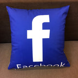 Social Media Logo Pillows & Pillow Cases