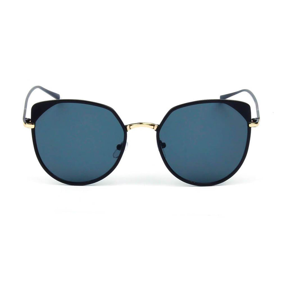 HERSHEY | A17 - Women's Flat Lens Metal Frame Cat Eye Sunglasses