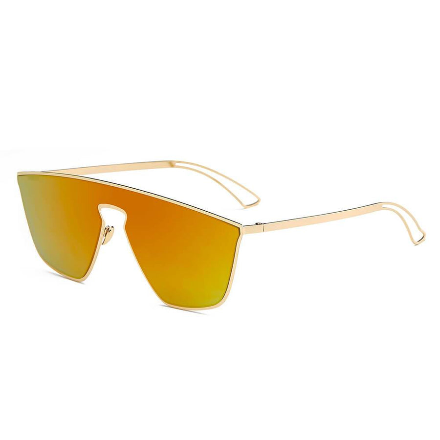 BEVERLY Square Futuristic Flat Lens Sunglasses