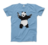 Banksy Pandamonium Armed Panda Artwork T-Shirt