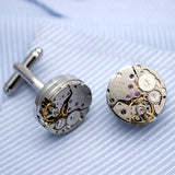 Steam Punk Clockwork Cuff Links