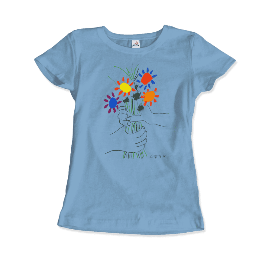 Men's or Women's Men's or Women's Pablo Picasso Bouquet of Peace 1958 Artwork T-Shirt- Various Colors