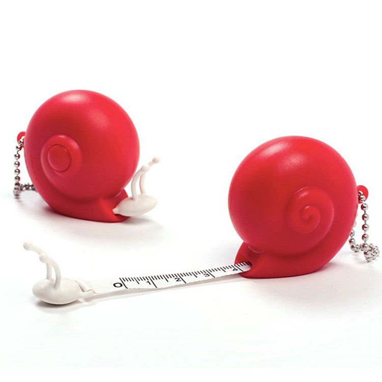 Snail Tape Measure Key Chain