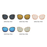 BROOKVILLE | S2003 - Round Cat-Eye Oversized Sunglasses- 5 Colors